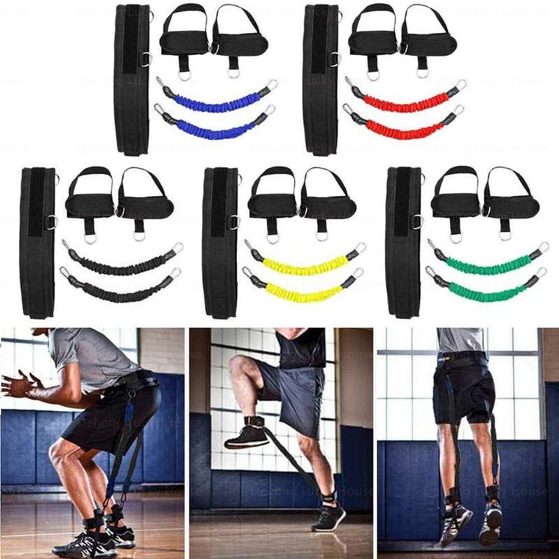 Resistance Bands Fitness Bounce Trainer Rope Resistance Bands Exercise Equipment Basketball Tennis Running Leg Strength Agility Training Strap 230307