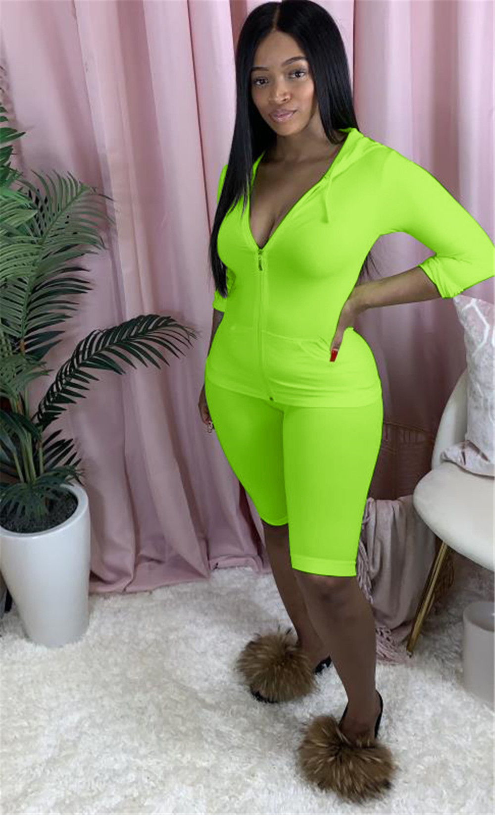 NEW Designer Summer Tracksuits Two Piece Sets Women Outfits Long Sleeve Hooded Jacekt and Shorts Casual Sportswear Sweatsuits Bulk items Wholesale Clo