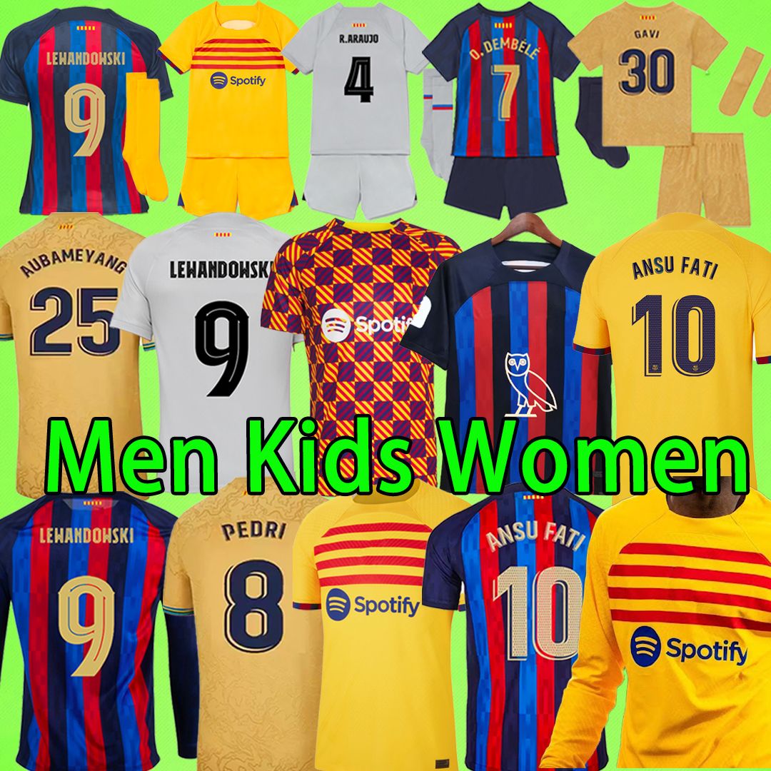 soccer jerseys barcelona long sleeve 22 23 24 LEWANDOWSKI MEN KIDS Kit WOMEN MEMPHIS PEDRI RAPHINHA ANSU FATI 2022 2023 fourth barca T shirts Owl Camisetas de football, 22/23 home
soccer jerseys barcelona long sleeve 22 23 24 LEWANDOWSKI MEN KIDS Kit WOMEN MEMPHIS PEDRI RAPHINHA ANSU FATI 2022 2023 fourth barca T shirts Owl Camisetas de football, 22/23 home