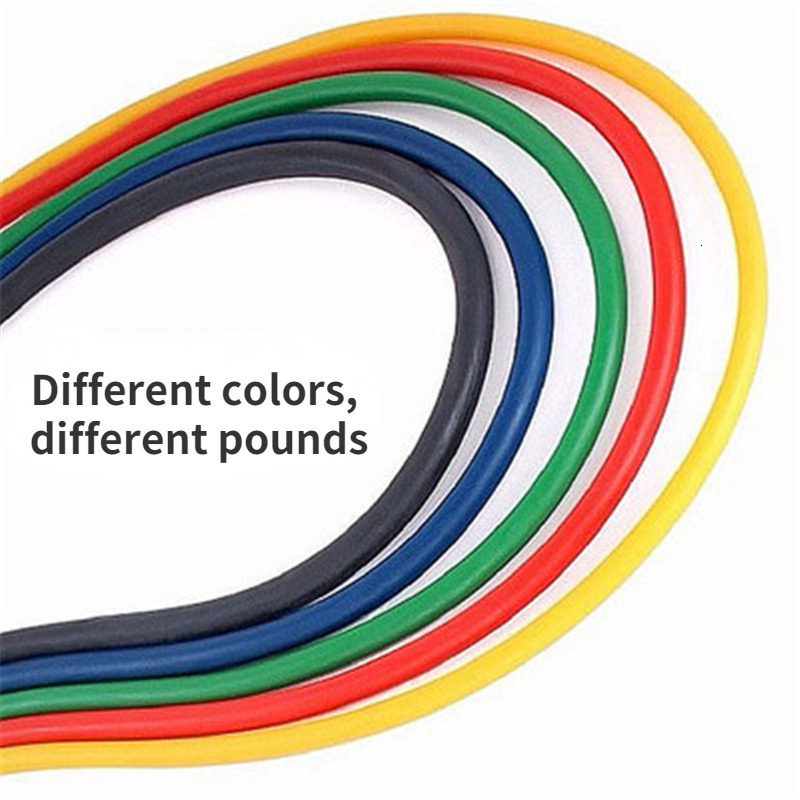Resistance Bands 1 Set of Bodybuilding Home Fitness Equipment Professional Weight Training Elastic Rubber 230307