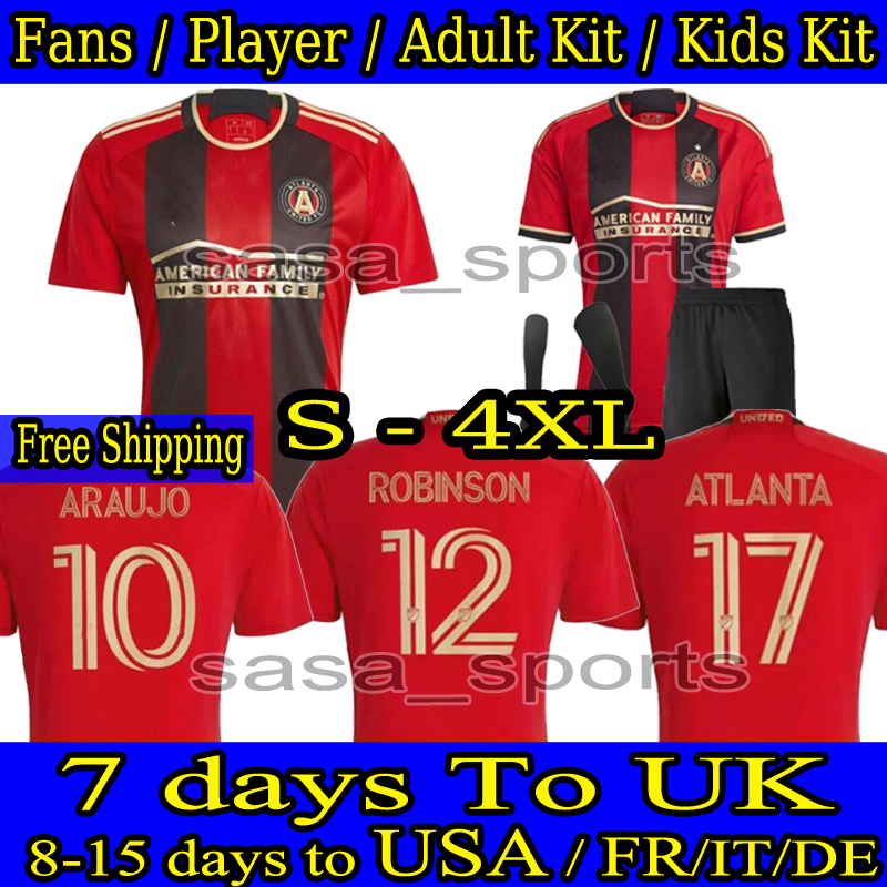 S-4XL 23 24 Atlanta MARTINEZ United FC Soccer Jerseys sets MLS 2023 2024 fans player Maillots de foot BARCO ROBINSON ARAUJO ALMADA Home men kids Full kit Football shirts
S-4XL 23 24 Atlanta MARTINEZ United FC Soccer Jerseys sets MLS 2023 2024 fans player Maillots de foot BARCO ROBINSON ARAUJO ALMADA Home men kids Full kit Football shirts
