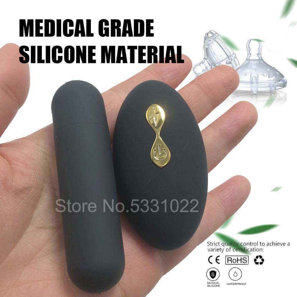 Vibrators Vibrating Panties 10 Function Wireless Remote Control Rechargeable Bullet Strap on Underwear for Women Sex Toy 230307