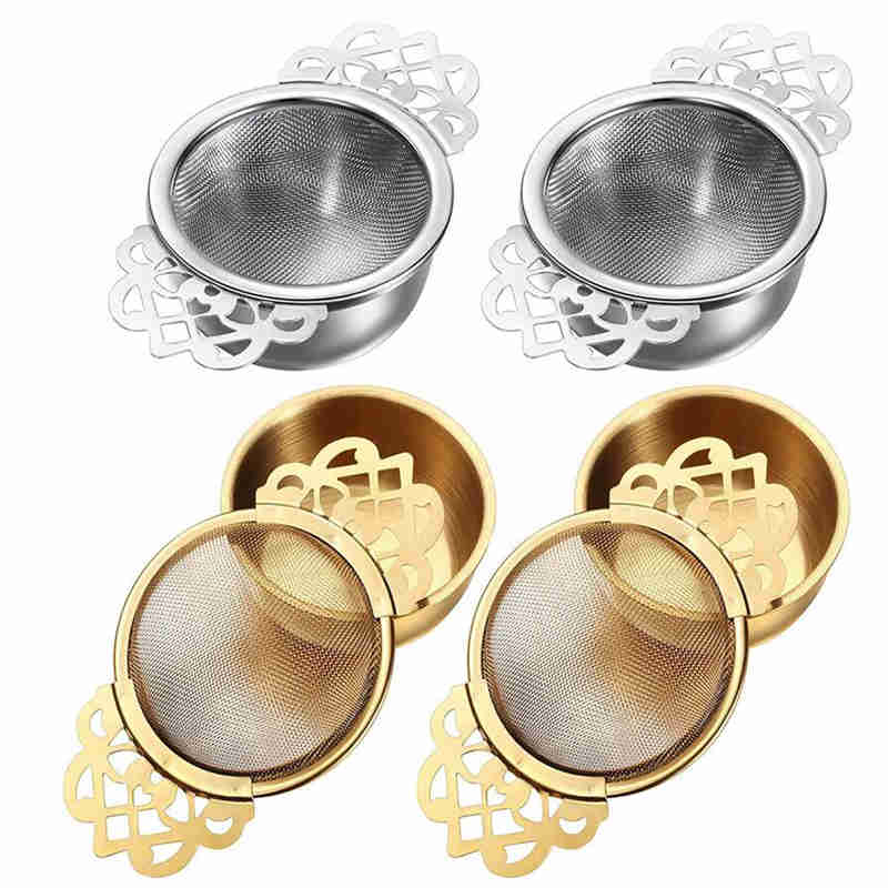 Empress Tea Strainers with Drip Bowls, Mesh Tea Infuser Stainless Steel Loose Leaf Tea Filter with Double Winged Handles
Empress Tea Strainers with Drip Bowls, Mesh Tea Infuser Stainless Steel Loose Leaf Tea Filter with Double Winged Handles
