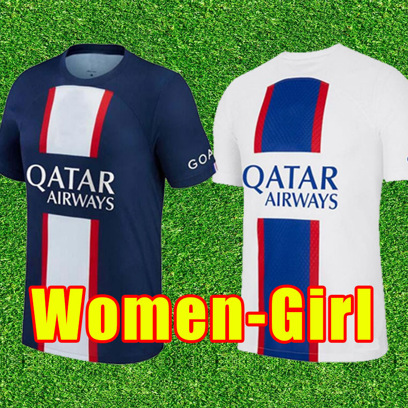 Women Girls MBAPPE HAKIMI mESSIS soccer jerseys SERGIO RAMOS 22 23 Maillots de football 2023 MARQUINHOS VERRATTI pSGS HAKIMI men shirt maillot foot fans version, Home
Women Girls MBAPPE HAKIMI mESSIS soccer jerseys SERGIO RAMOS 22 23 Maillots de football 2023 MARQUINHOS VERRATTI pSGS HAKIMI men shirt maillot foot fans version, Home