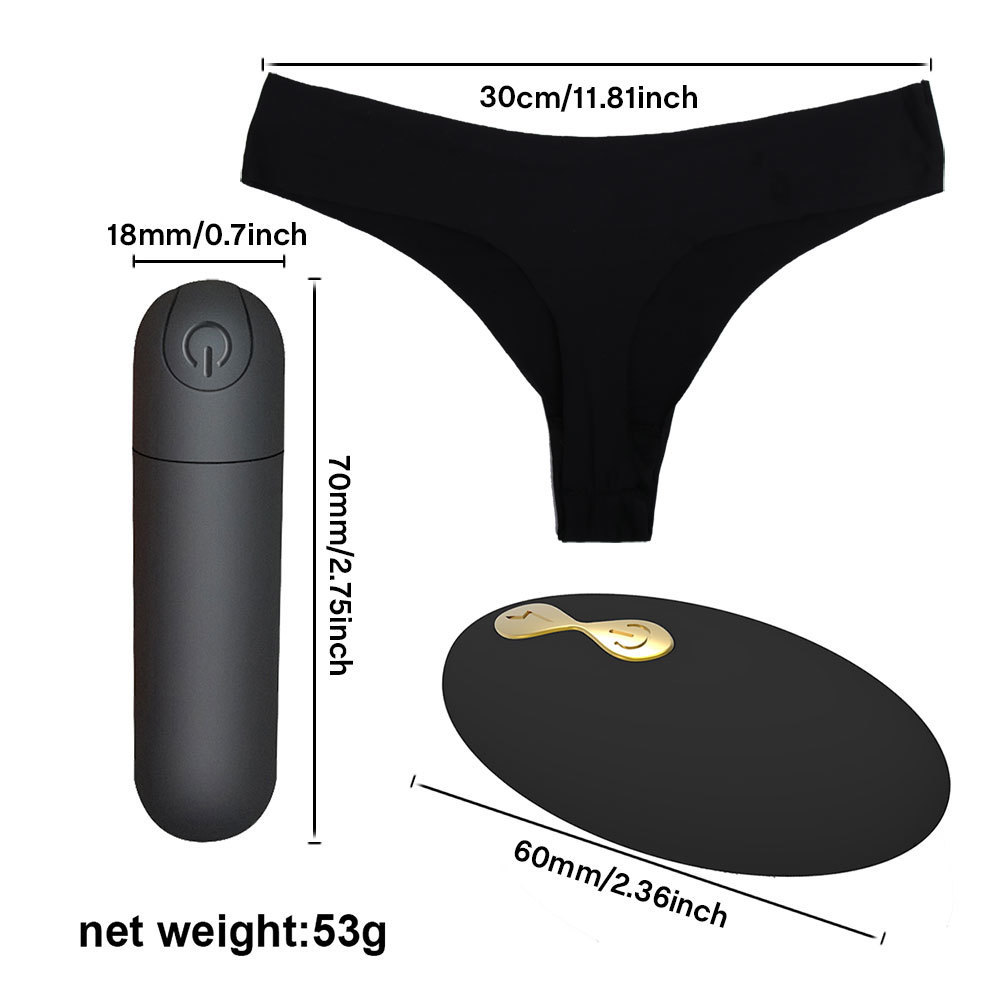 Vibrators Vibrating Panties 10 Function Wireless Remote Control Rechargeable Bullet Strap on Underwear for Women Sex Toy 230307