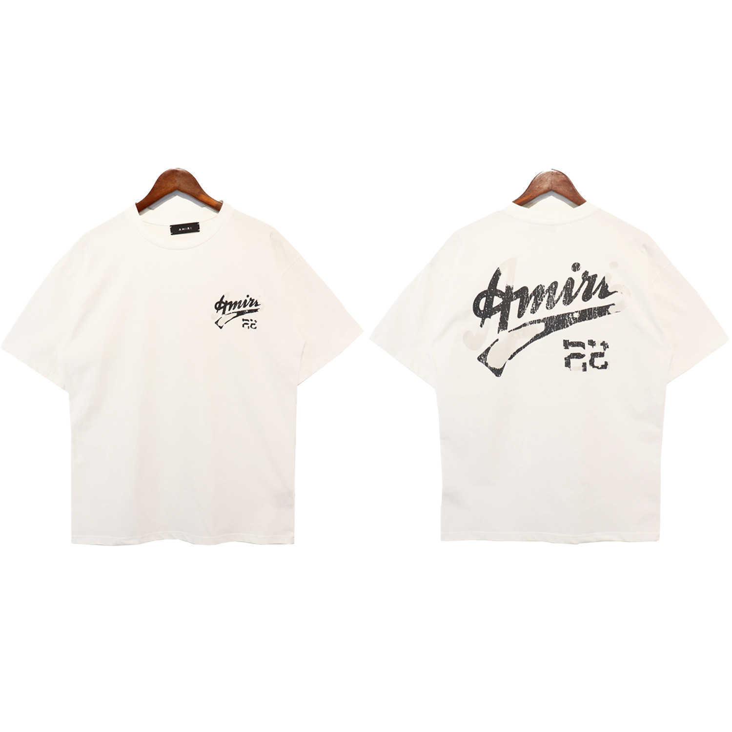 Round Spring 2023 High Amirs Mens Summer Fashion Neck T-shirt t Street Shirt Unisex Loose Crack Short Sleeve 57dl, Black
Round Spring 2023 High Amirs Mens Summer Fashion Neck T-shirt t Street Shirt Unisex Loose Crack Short Sleeve 57dl, Black