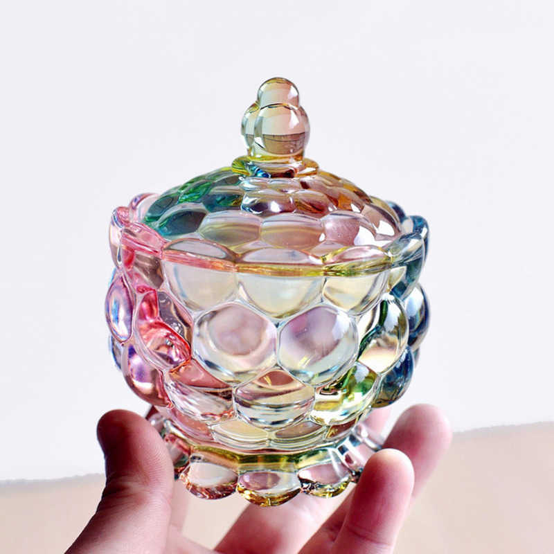 Stained Glass Storage Tanks Stained Glass Candy Jar Jam Food Snacks Storage Jars Sundries Collection Pots Wedding Gifts
Stained Glass Storage Tanks Stained Glass Candy Jar Jam Food Snacks Storage Jars Sundries Collection Pots Wedding Gifts