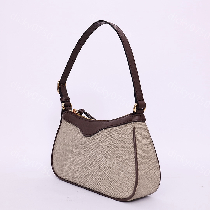 Designer Shoulder Bags Luxury Handbags for women Ophidia Fashion ladies special canvas vintage messenger bags half moon crossbody handbag Classic casual clutch
