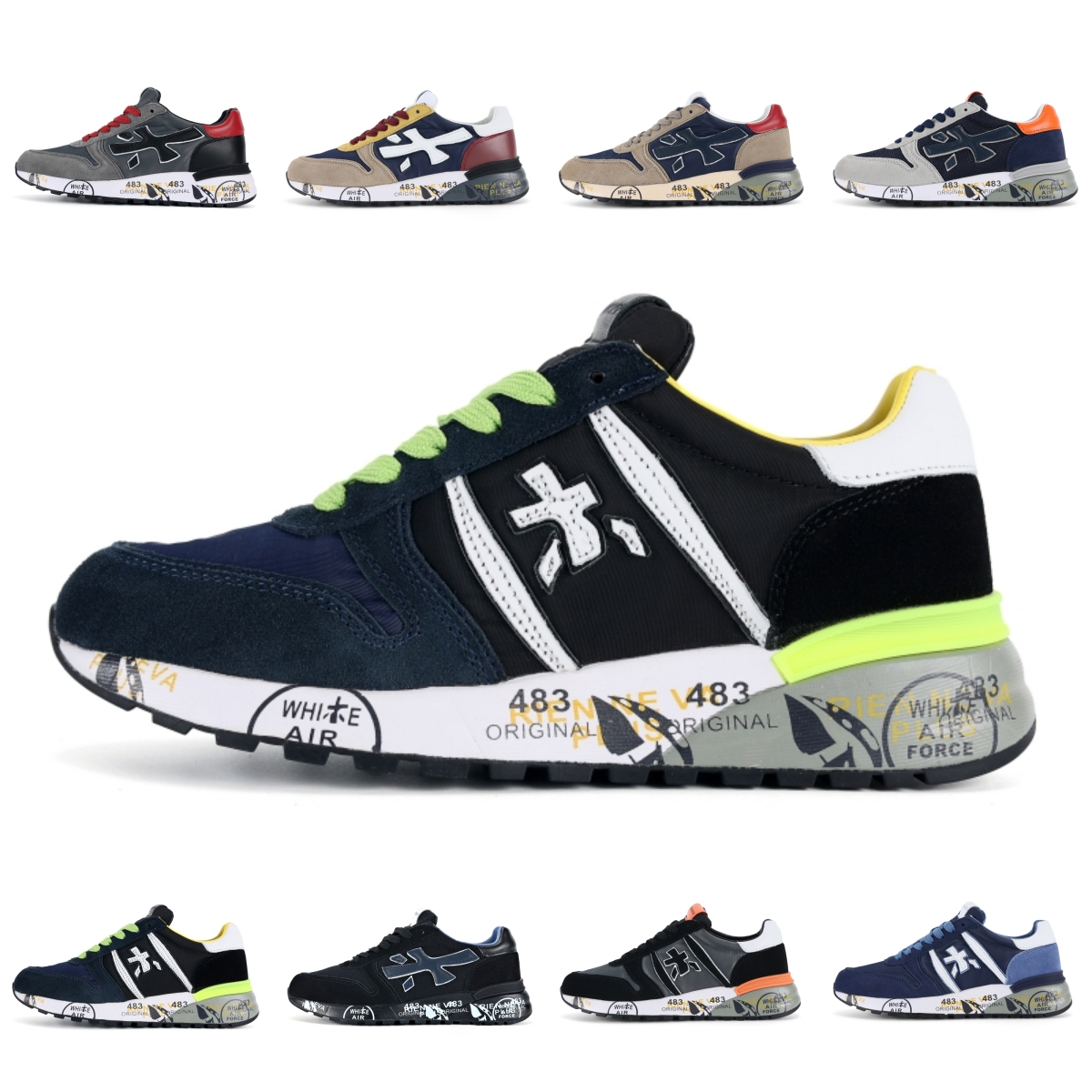 PREMIATA Steven Genuine Training Shoes Men Top Layer Leather Cowskin Mick Lander Running Shoe Black Grey Blue Brown Trainers Walking Fitness Sports Sneakers 5, #12
PREMIATA Steven Genuine Training Shoes Men Top Layer Leather Cowskin Mick Lander Running Shoe Black Grey Blue Brown Trainers Walking Fitness Sports Sneakers 5, #12