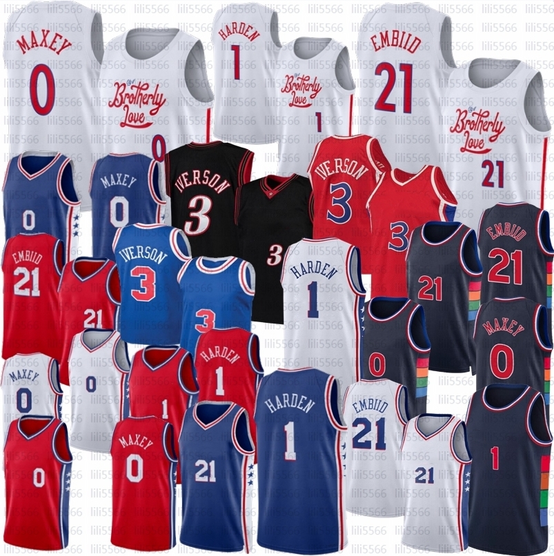 James Harden Tyrese Maxey Joel Embiid Basketball Allen Iverson Sixer Jersey 2023 New City White Edition Retro Shirt Blue, As
James Harden Tyrese Maxey Joel Embiid Basketball Allen Iverson Sixer Jersey 2023 New City White Edition Retro Shirt Blue, As
