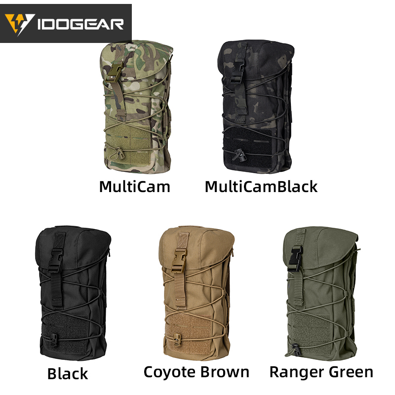 Outdoor Bags IDOGEAR Tactical GP Pouch General Purpose Utility MOLLE Sundries Recycling Bag Airsoft Gear 3574 230307
