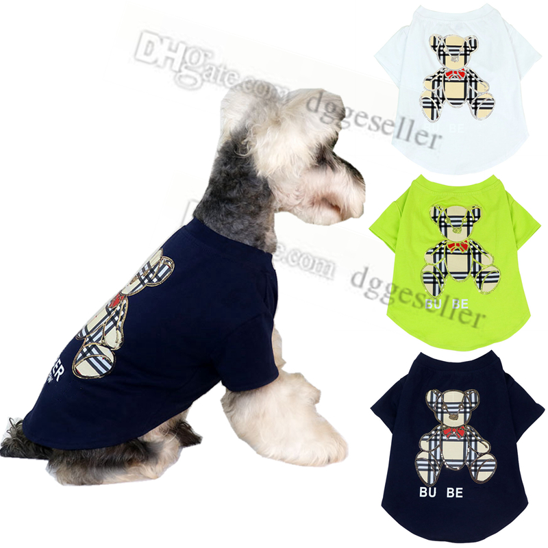 Designer Dog T-shirt Brand Dog Apparel with Classic Letters Spring Summer Cotton Soft Breathable Puppy Clothes Cute Bling Bear Pet Shirts for Small Dogs Pink S A543, Navy
Designer Dog T-shirt Brand Dog Apparel with Classic Letters Spring Summer Cotton Soft Breathable Puppy Clothes Cute Bling Bear Pet Shirts for Small Dogs Pink S A543, Navy