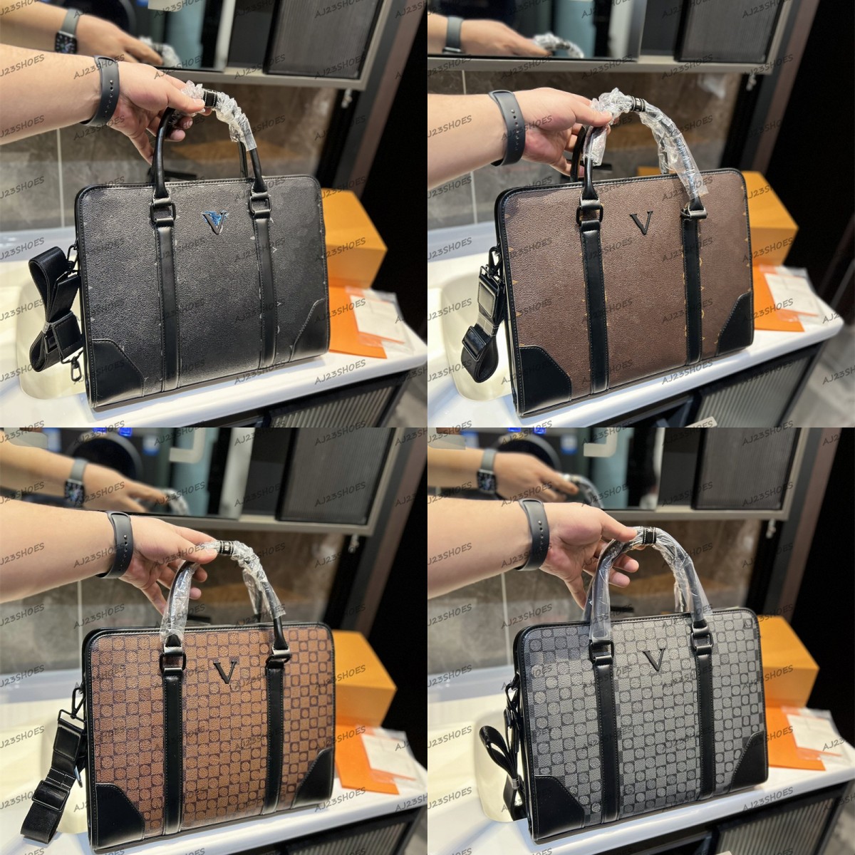 Mens Shoulder Bag Monograms Soft Luxurys Designer Handbags Briefcase Man Crossbody Bags Leather Purse, 01
Mens Shoulder Bag Monograms Soft Luxurys Designer Handbags Briefcase Man Crossbody Bags Leather Purse, 01