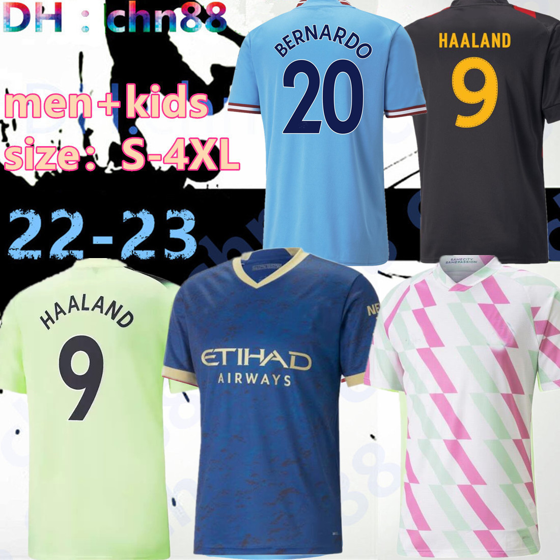 22 23 HAALAND SOCCER JERSEYS GREALISH MAHREZ MANS CITIES DE BRUYNE FODEN football tops shirt kids kit sets 2022 2023 J.Alvarez MANCHESTERS NEW YEAR uniform, 22-23 home
22 23 HAALAND SOCCER JERSEYS GREALISH MAHREZ MANS CITIES DE BRUYNE FODEN football tops shirt kids kit sets 2022 2023 J.Alvarez MANCHESTERS NEW YEAR uniform, 22-23 home