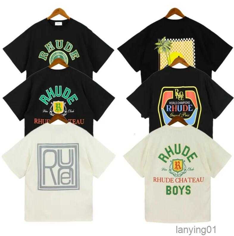 Top Craftsmanship Rhude Mens t Shirts Summer Fashion Designer Tshirts Street Casual Short Sleeve Beach Style Cotton Printing Shirt 1-1, Add postage
Top Craftsmanship Rhude Mens t Shirts Summer Fashion Designer Tshirts Street Casual Short Sleeve Beach Style Cotton Printing Shirt 1-1, Add postage