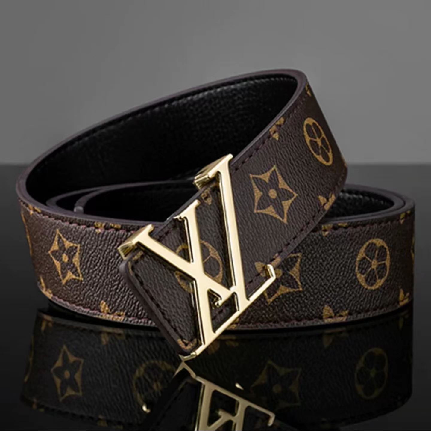 Fashion Classic Printed Belt Designer Smooth buckle Genuine Leather Casual Belt 19 Styles Width 38mm Belts Women Mans belts With box louise vutton viuton
