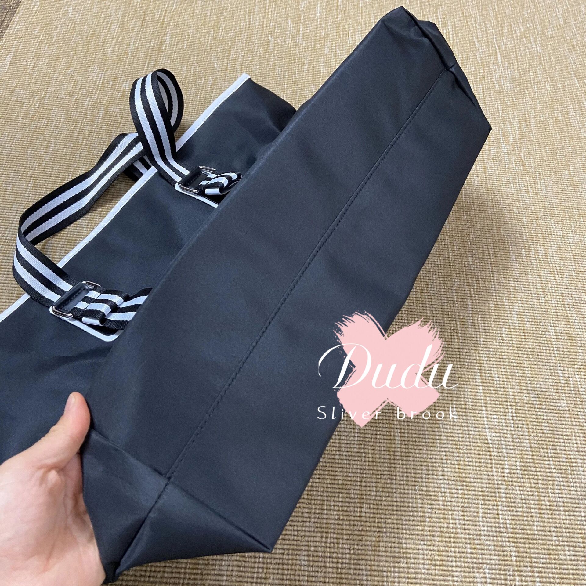 Storage Bags 55X37X14cm nylon Shopping bag printed fashion beach Travel tote classic sign Cosmetic gym bag C selections high-capacity-vip