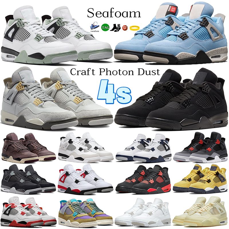 Mens 4 4s Basketball Shoes Jumpman Seafoam University Blue Craft Photon Dust Black Cat Sport Sneakers Red Cement Midnight Navy Military Black Men Women Designer Shoe, 20 cool grey
Mens 4 4s Basketball Shoes Jumpman Seafoam University Blue Craft Photon Dust Black Cat Sport Sneakers Red Cement Midnight Navy Military Black Men Women Designer Shoe, 20 cool grey
