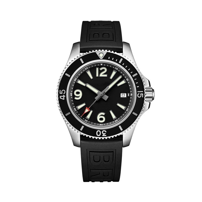 New Mens Watch Stainless Steel Bezel 2813 Automatic Mechanical Watch Black Yellow Number Dial Rubber Sapphire glass, Make waterproof
New Mens Watch Stainless Steel Bezel 2813 Automatic Mechanical Watch Black Yellow Number Dial Rubber Sapphire glass, Make waterproof