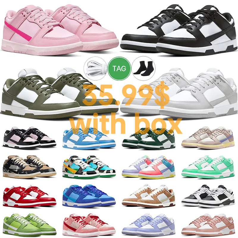 Men Women Running Shoes Panda Low Skateboarding Sneaker Triple Pink Chaussures Olive Rose Whisper UNC Grey Fog Orange Pearl GAI Womens Trainer Designer Sneaker, Color#04
Men Women Running Shoes Panda Low Skateboarding Sneaker Triple Pink Chaussures Olive Rose Whisper UNC Grey Fog Orange Pearl GAI Womens Trainer Designer Sneaker, Color#04