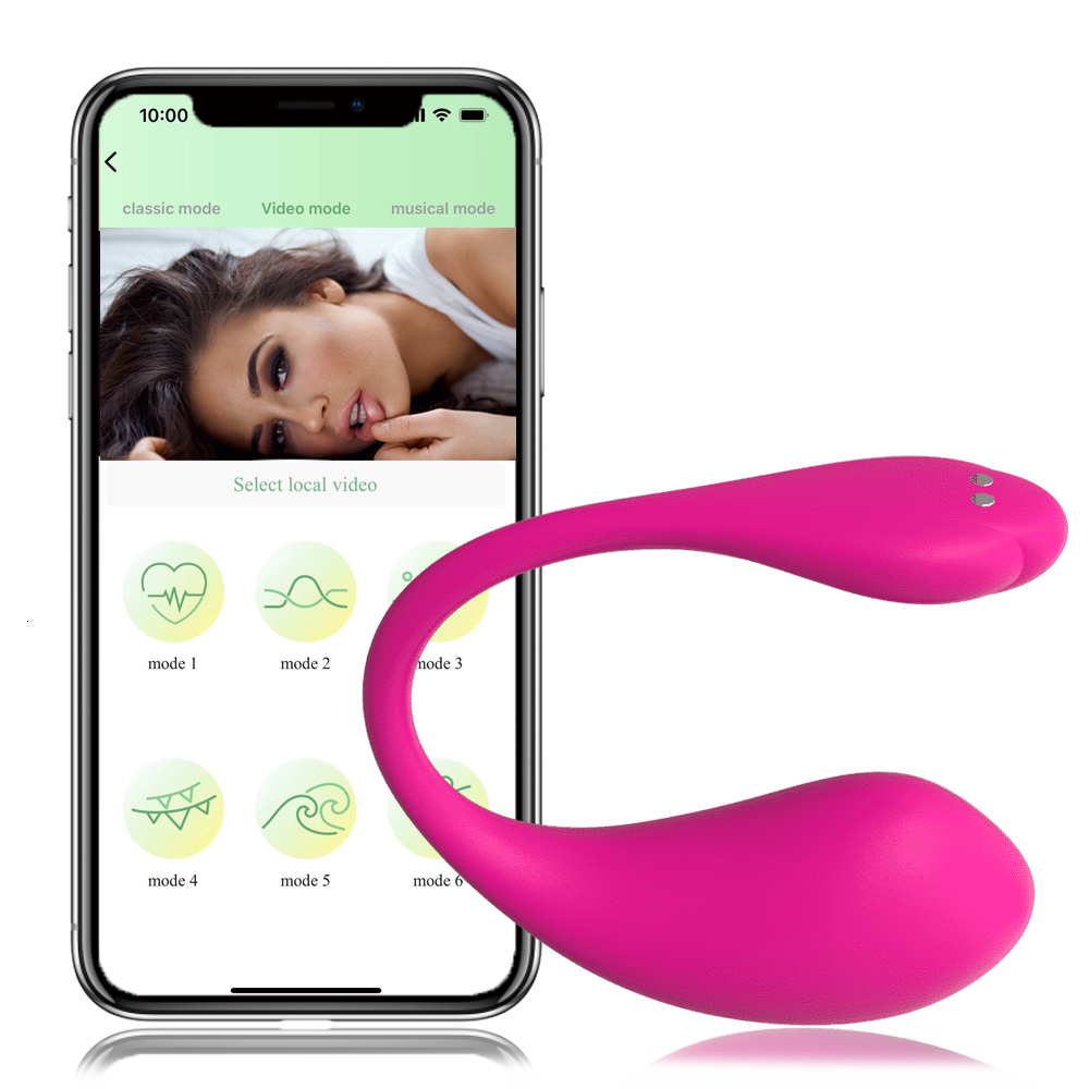 Vibrators Long Distance Control APP Vagina Balls Wearable Bluetooth Vibrator for Women Gspot Sex Toys Vibrating Egg 230307