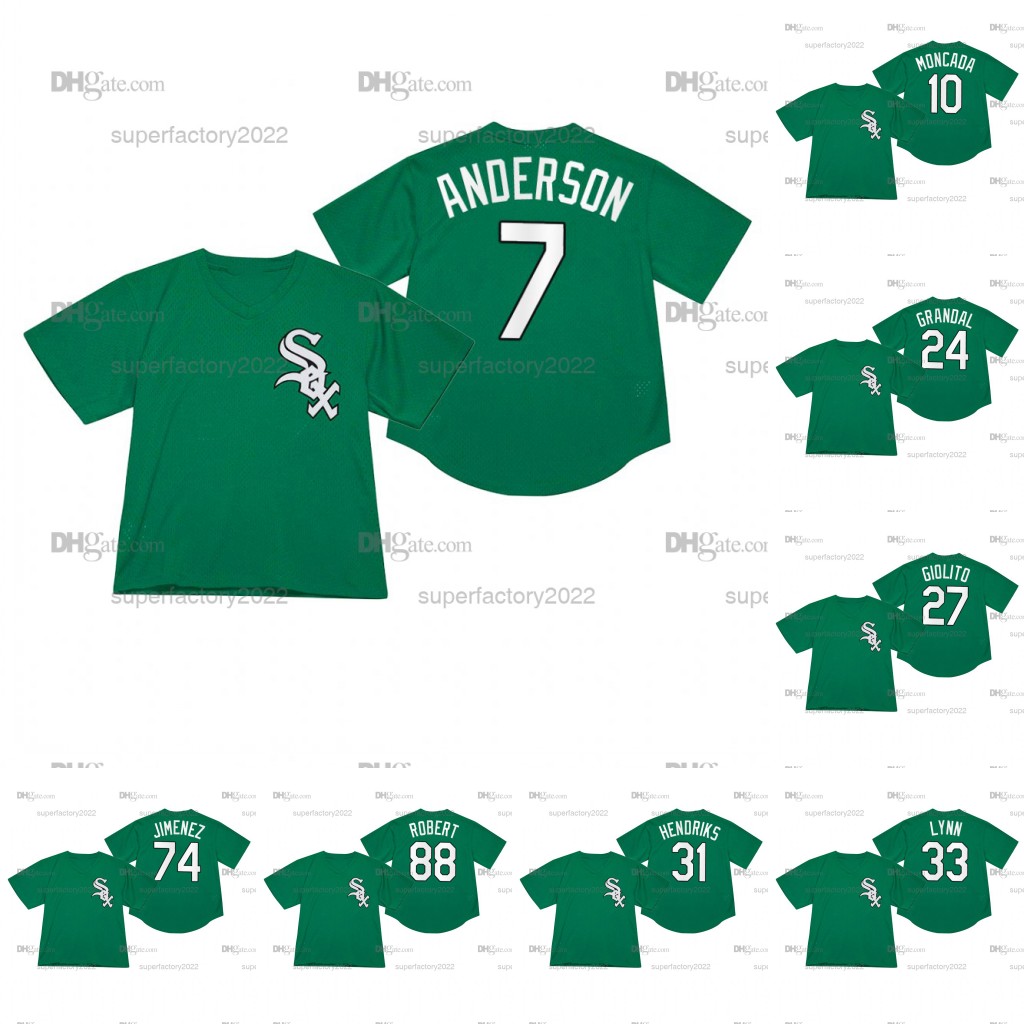 7 Tim Anderson White Sox St. Patrick's Day Jerseys Yoan Moncada Eloy Jimenez Luis Robert Andrew Benintendi Yasmani Grandal Lance Lynn Frank Thomas Aaron Bummer, 23 andrew benintendi
7 Tim Anderson White Sox St. Patrick's Day Jerseys Yoan Moncada Eloy Jimenez Luis Robert Andrew Benintendi Yasmani Grandal Lance Lynn Frank Thomas Aaron Bummer, 23 andrew benintendi