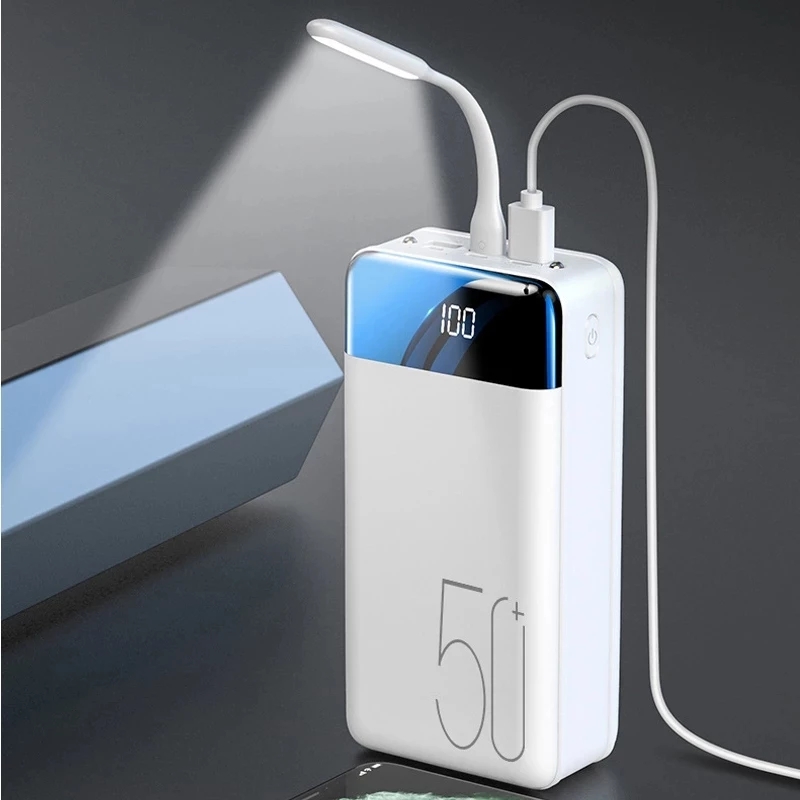 For Mobile Phones Tablet Power Bank 100000mAh Portable Fast Charging PowerBank 3 USB PoverBank External Battery Charger