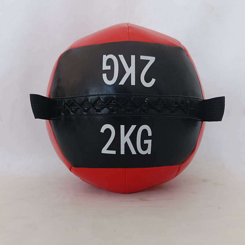 Fitness Balls Wall Medicine Ball Fitness Throwing Core Training Slams Power Strength Exercise Home Gym Workout Can Load 2 -15kg Freely Empty 230307