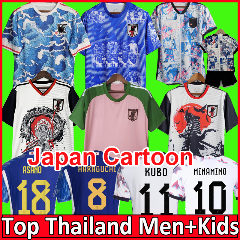 2022 Japan Soccer Jerseys Special Cartoon ISAGI ATOM TSUBASA MINAMINO ASANO DOAN KUBO ITO WOMEN KIDS KIT 2023 Japanese uniform 22 23 Football Shirt kit set, 2022 home
2022 Japan Soccer Jerseys Special Cartoon ISAGI ATOM TSUBASA MINAMINO ASANO DOAN KUBO ITO WOMEN KIDS KIT 2023 Japanese uniform 22 23 Football Shirt kit set, 2022 home