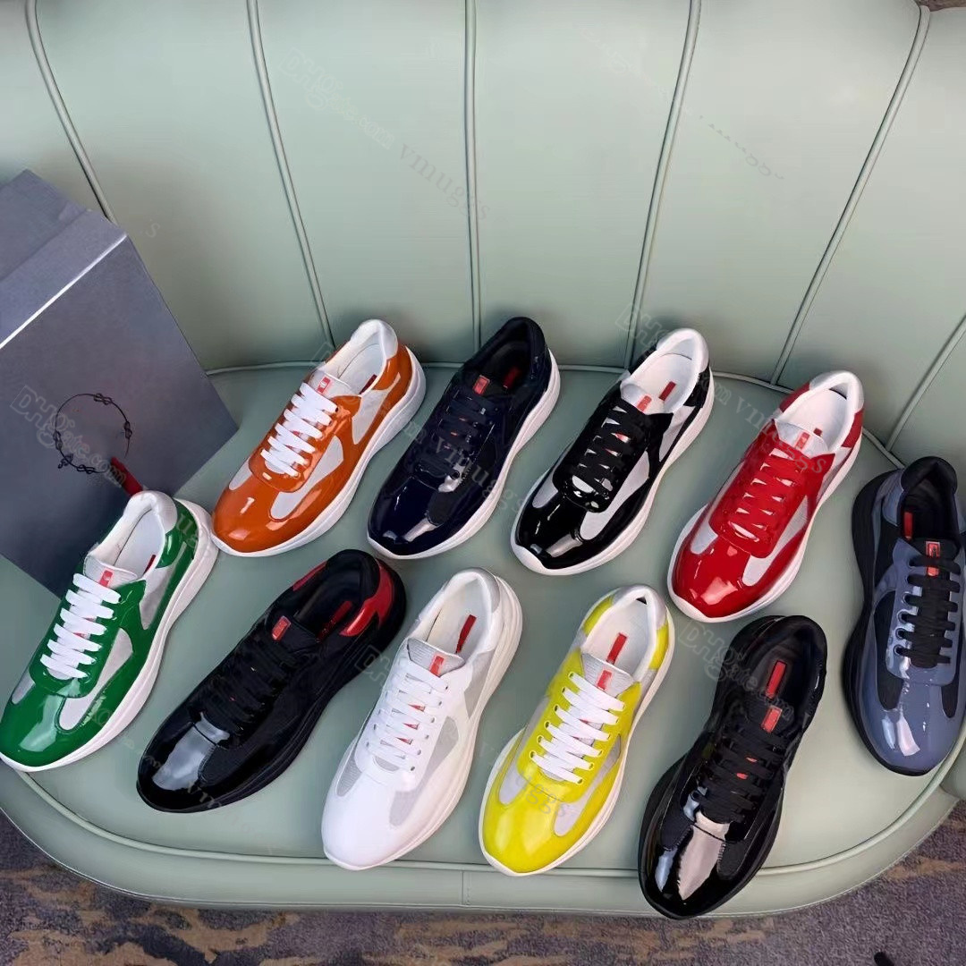 Men America'S Cup Xl Leather Casual pradas Shoes Sneakers High Quality Patent Leather Flat Trainers Black Mesh Lace-up Casual Shoes Outdoor Runner Trainers Sport Shoe
Men America'S Cup Xl Leather Casual pradas Shoes Sneakers High Quality Patent Leather Flat Trainers Black Mesh Lace-up Casual Shoes Outdoor Runner Trainers Sport Shoe