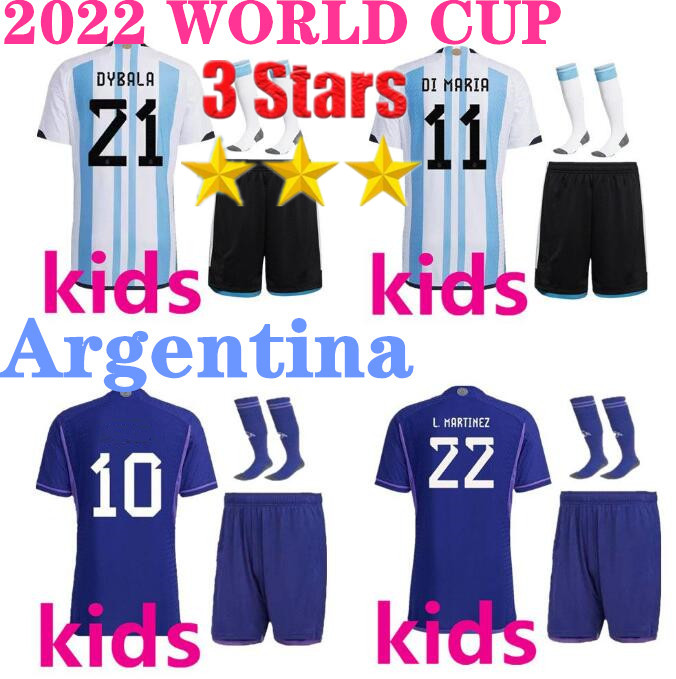 3 stars KIDS KIT 2022 2023 Argentina soccer JerseyS boys football shirt DYBALA MARADONA DI MARIA 22 23 Argentina Kids kit sets uniforms, 2022 home no socks
3 stars KIDS KIT 2022 2023 Argentina soccer JerseyS boys football shirt DYBALA MARADONA DI MARIA 22 23 Argentina Kids kit sets uniforms, 2022 home no socks