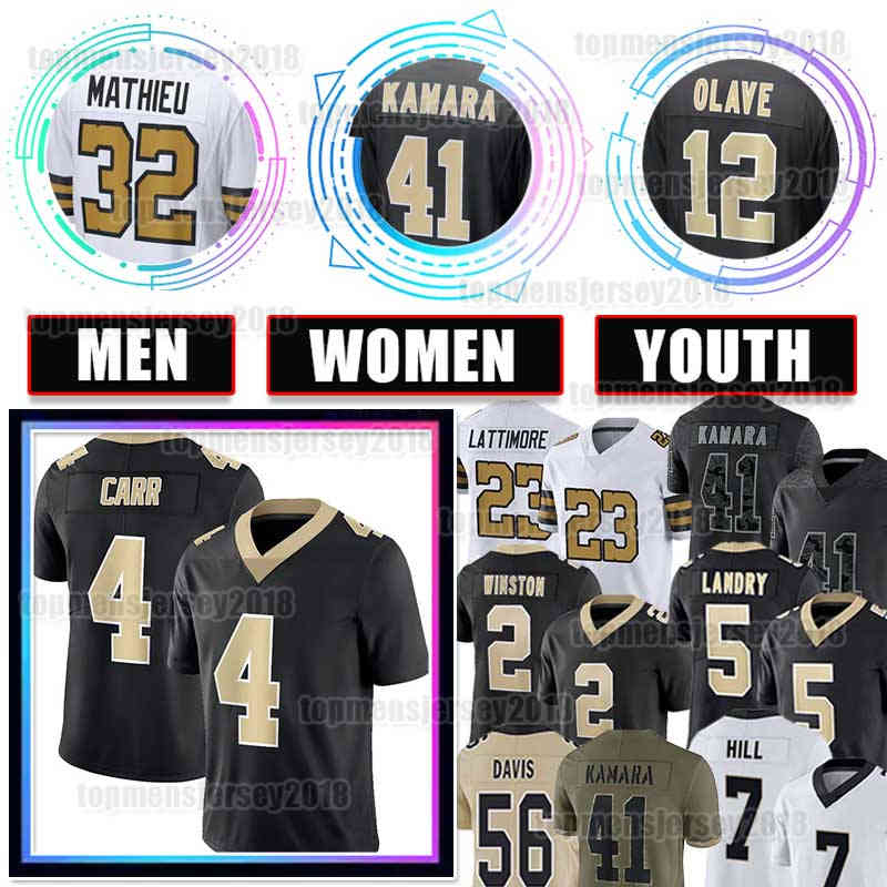 Alvin Kamara Football Jersey 4 Derek Carr Tyrann Mathieu Chris Olave Jameis Winston Demario Davis Marshon Lattimore Taysom Hill Pete Werner Payton Turner Cesar Ruiz, Youth 2022 new jersey(st)
Alvin Kamara Football Jersey 4 Derek Carr Tyrann Mathieu Chris Olave Jameis Winston Demario Davis Marshon Lattimore Taysom Hill Pete Werner Payton Turner Cesar Ruiz, Youth 2022 new jersey(st)