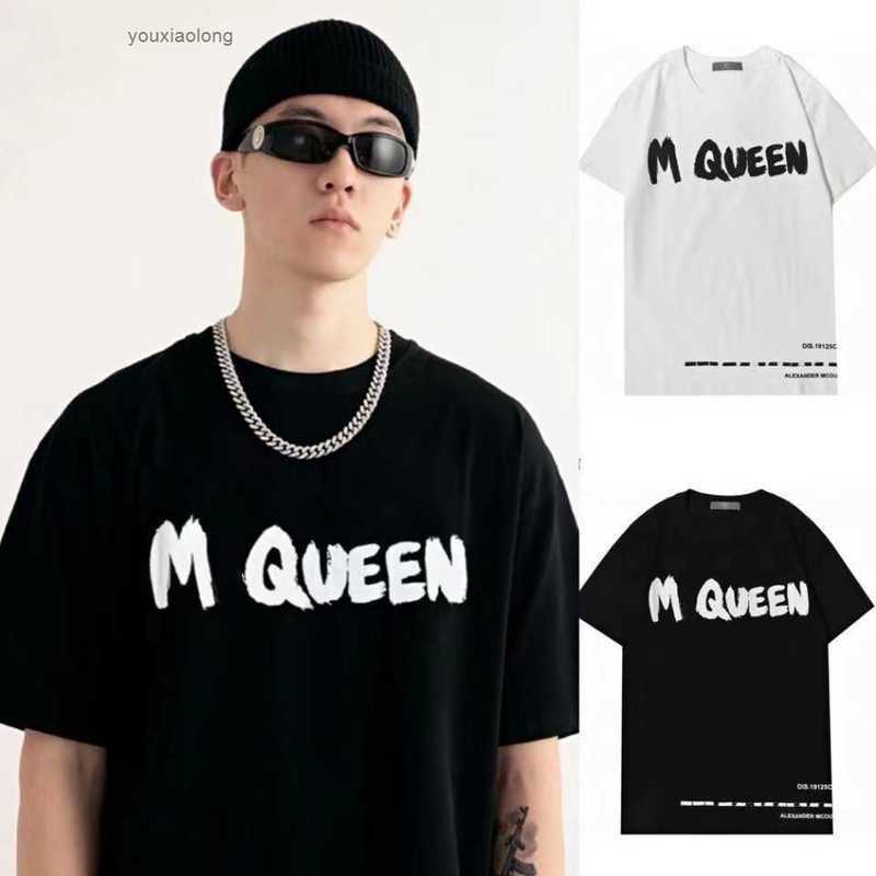 Men's T-shirts Mens t Shirts Letter Print t Shirts Luxury Black Fashion Designer Summer High Quality Top Mcqueen Short Sleeve Size S-5xl8plo
Men's T-shirts Mens t Shirts Letter Print t Shirts Luxury Black Fashion Designer Summer High Quality Top Mcqueen Short Sleeve Size S-5xl8plo