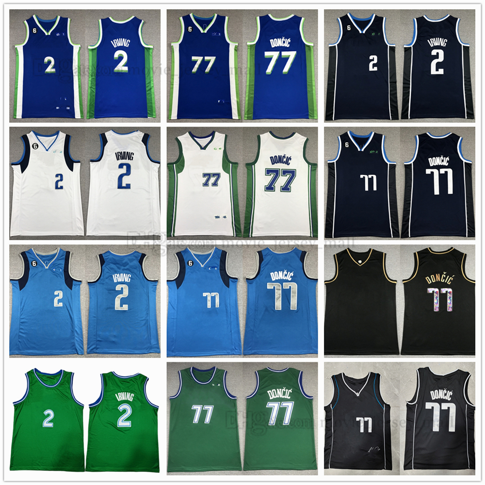 Custom Youth Kids Women 2023 Basketball 77 Luka Jersey 2 Kyrie Doncic Irving With 6 Patch White Blue Green Stitched Jerseys, As picture (with team name)
Custom Youth Kids Women 2023 Basketball 77 Luka Jersey 2 Kyrie Doncic Irving With 6 Patch White Blue Green Stitched Jerseys, As picture (with team name)