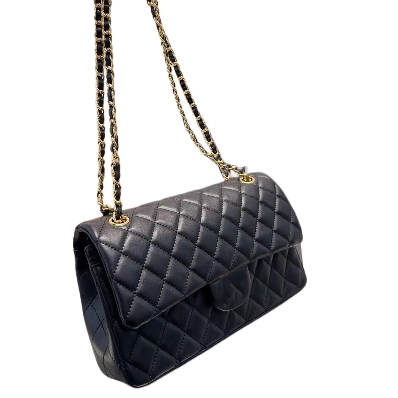 2023 Designer bag genuine Leather women shoulder bags crossbody Luxury handbags clutch purses ladies wallets tote Gold Silver Black classic Chain Bag, Black 25cm
2023 Designer bag genuine Leather women shoulder bags crossbody Luxury handbags clutch purses ladies wallets tote Gold Silver Black classic Chain Bag, Black 25cm