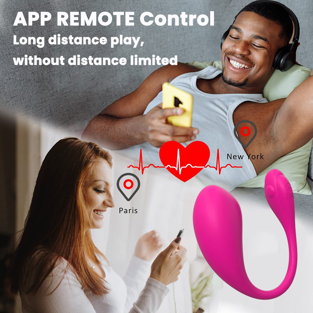 Vibrators Long Distance Control APP Vagina Balls Wearable Bluetooth Vibrator for Women Gspot Sex Toys Vibrating Egg 230307