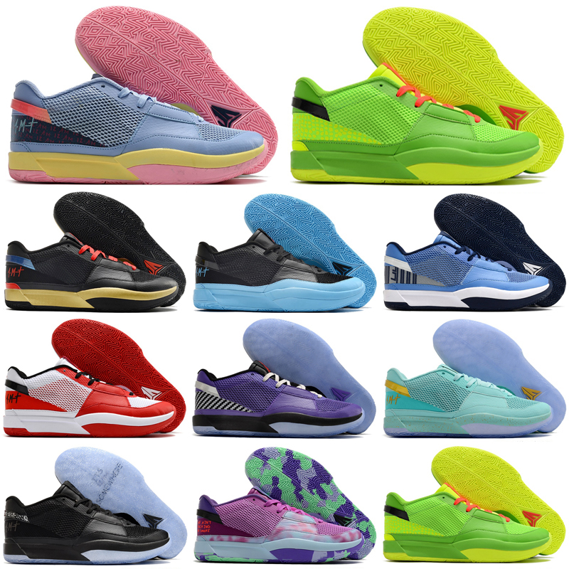 2023 Basketball Shoes Morantss Ja 1 Day One M orants First Signature Black Blue White Red Trainers Designer Training Shoe Women Men Boots For Gym Sports Wear Sneakers