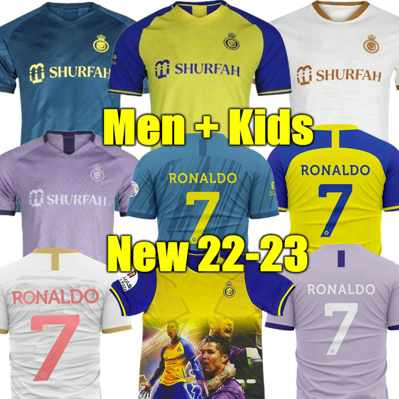 Ronaldo Al Nassr FC soccer Jerseys Player Fans 2022 2023 Home yellow away blue third 22 23 CR7 Gonzalo Martinez Talisca Ghislain Konan Vincent men Football shirt woman, Player version adult
Ronaldo Al Nassr FC soccer Jerseys Player Fans 2022 2023 Home yellow away blue third 22 23 CR7 Gonzalo Martinez Talisca Ghislain Konan Vincent men Football shirt woman, Player version adult