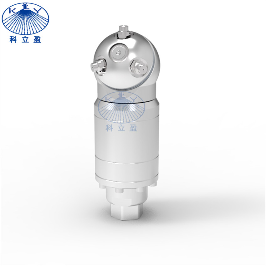 Industrial equipment high pressure tank cleaning head for trash bin, self rotating nozzle