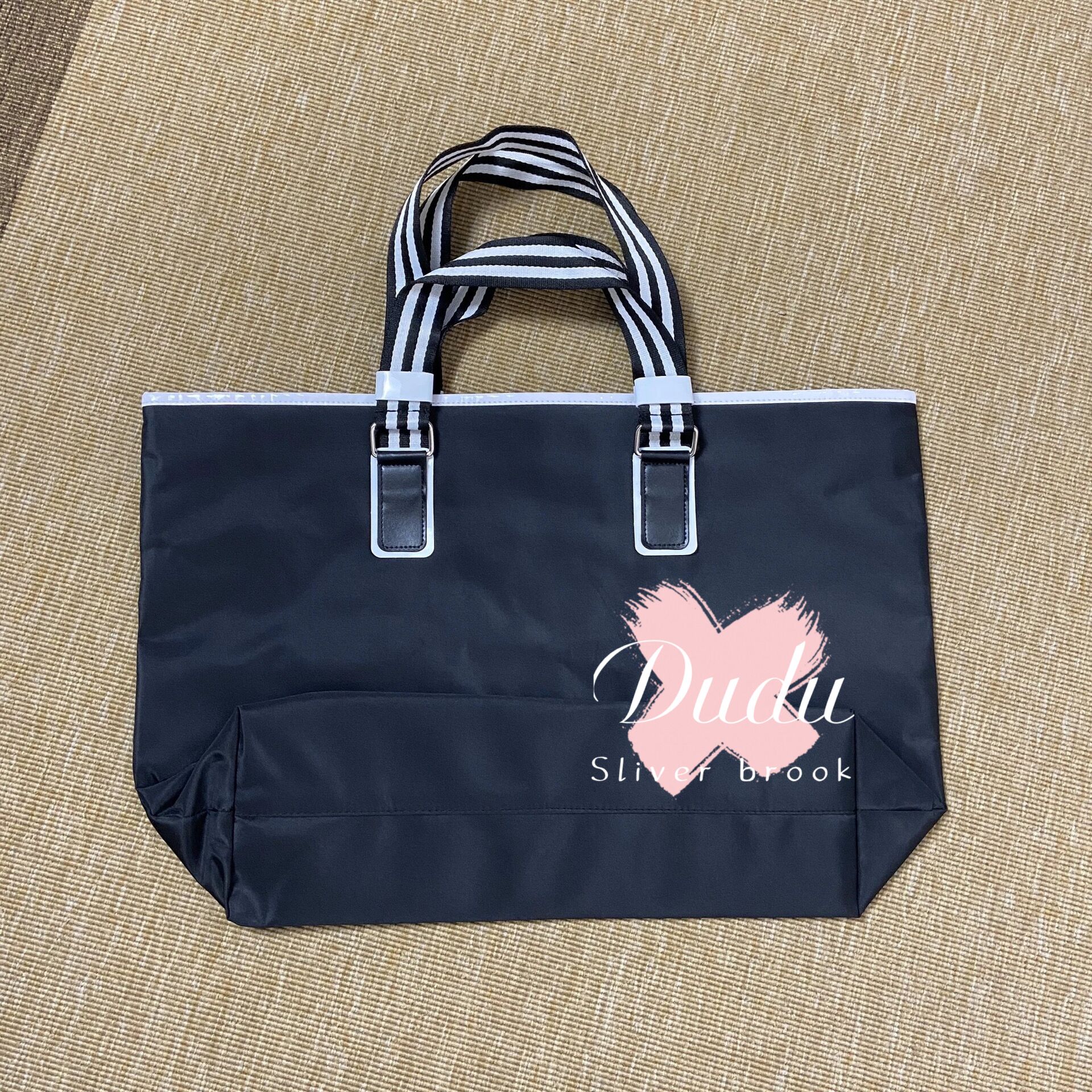 Storage Bags 55X37X14cm nylon Shopping bag printed fashion beach Travel tote classic sign Cosmetic gym bag C selections high-capacity-vip