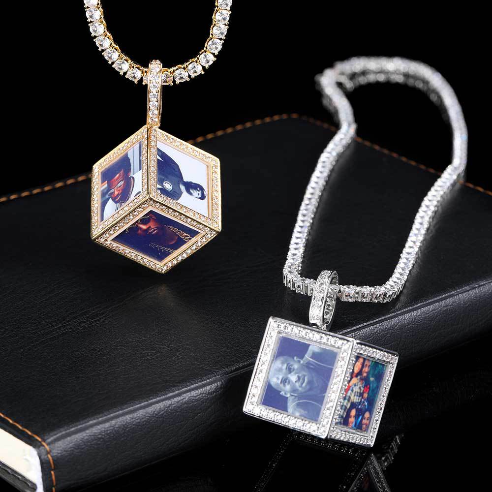 Personalized Photo Projection Necklace - Square Pendant with Custom Image - Wearable Picture Jewelry for any Occasion.
Personalized Photo Projection Necklace - Square Pendant with Custom Image - Wearable Picture Jewelry for any Occasion.