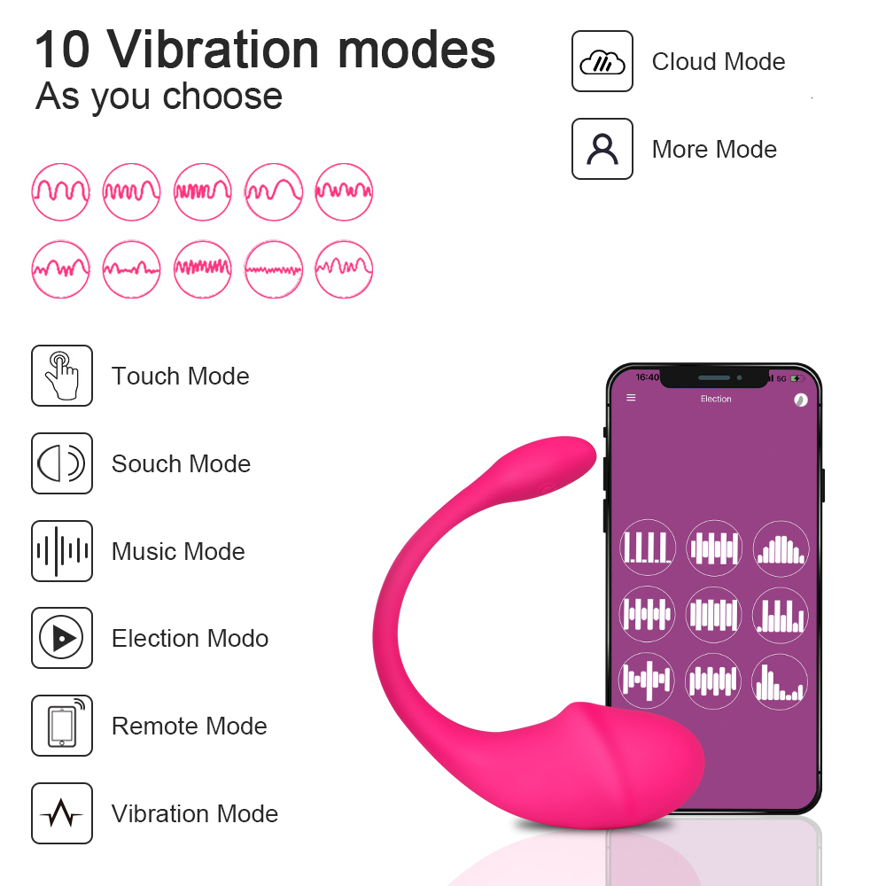 Vibrators Wireless Bluetooth G Spot Dildo Vibrator for Women APP Remote Control Wear Vibrating Egg Clit Female Panties Sex Toys Adults 230307