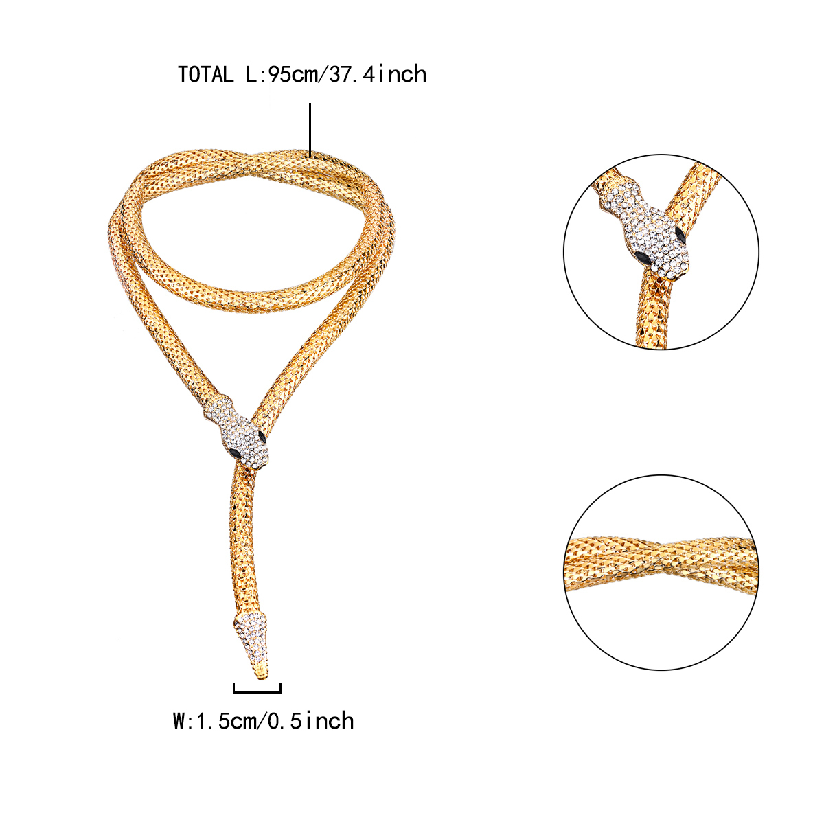 Pendant Necklaces Snake Necklace Women Goth Collares Aesthetic Choker Animal Jewelry Neck Collier Femme Gargantilla Mujer Party Gift Serpent 230307