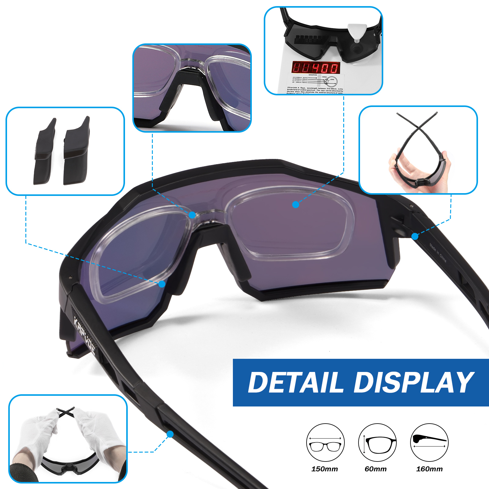 Outdoor Eyewear Polarized MTB Men Mountain Cycling Goggles women Bicycle Road Bike Protection Glasses Windproof Sport Sunglasses 230307