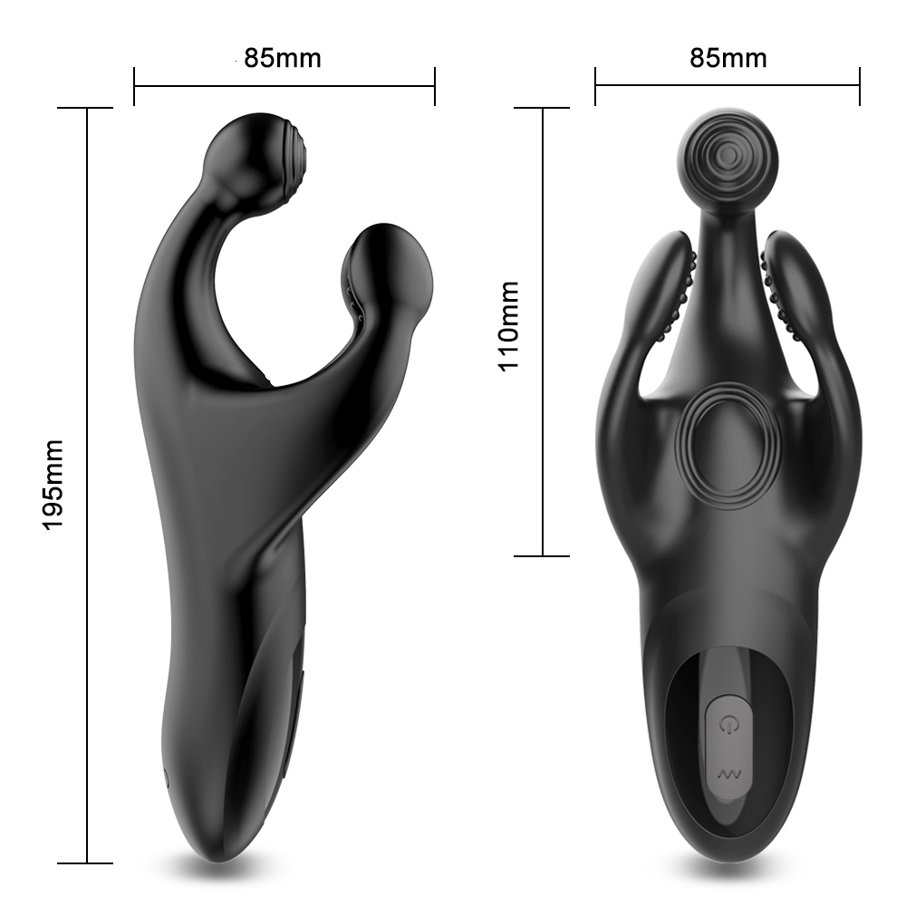 Vibrators Penis Delay Trainer Exerciser Glans Stimulater Massager Mens Vibrator Male Masturbator Equipment Sex Toys Adult Goods For Men 230307
