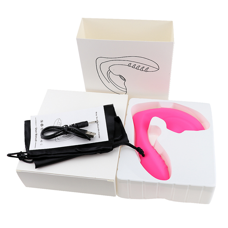 Vibrators vibrators for women UShaped 10 Speeds Clit Sucking Vibrator 2IN1adult toys Gspot orgasm clit sucker stimulation sex 230307