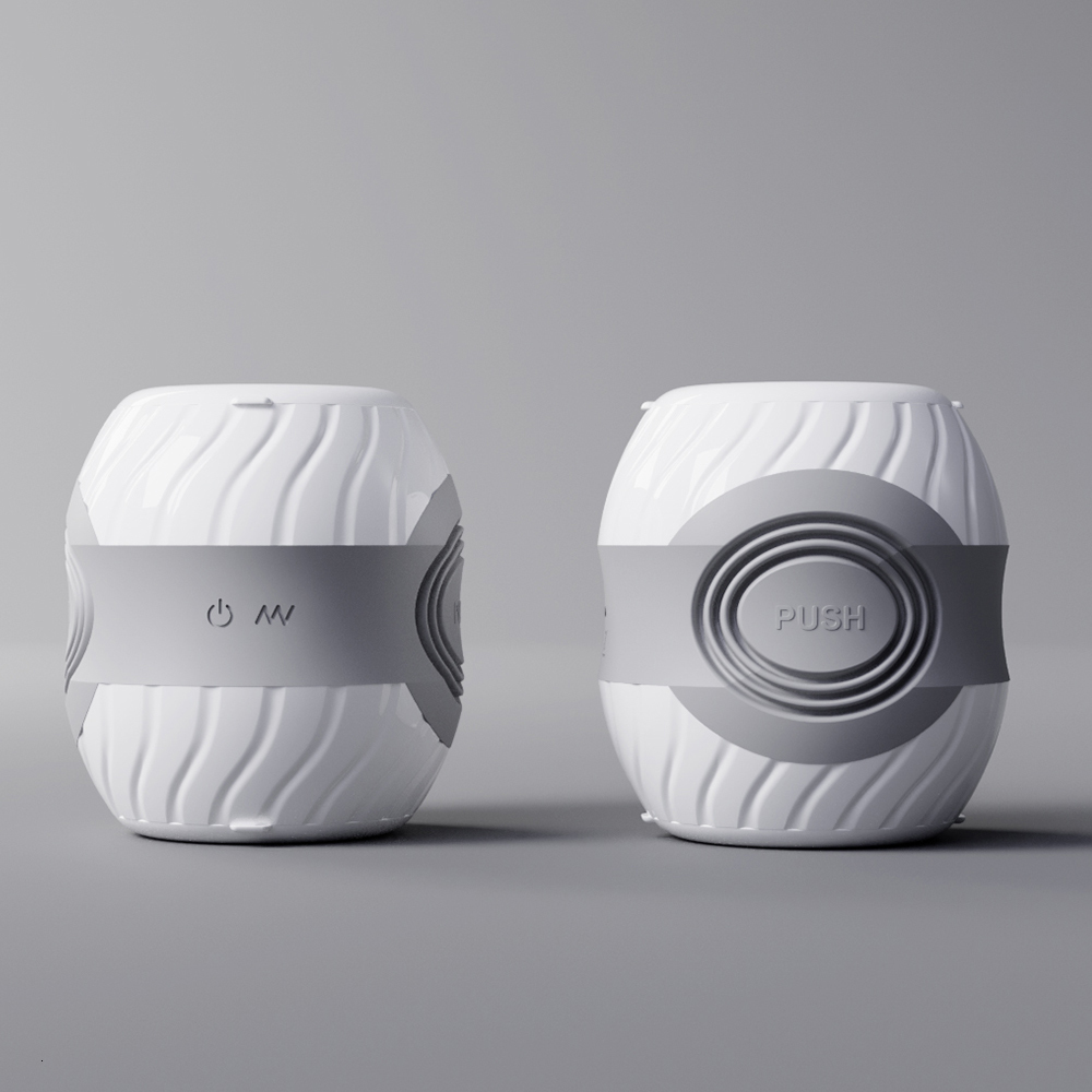 Masturbators DRYWELL Pressable OpenEnded Automatic Male Masturbator Blowjobs Mens Glans Trainer Sex Toys for Men Vagina Masturbation 230307