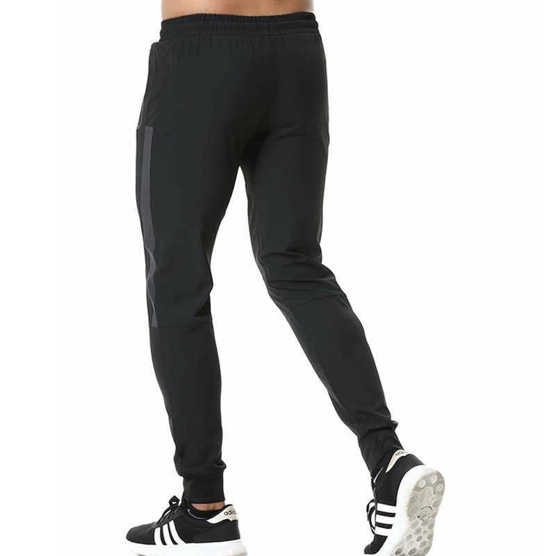 Men's Pants Jogging Pants For Men Breathable Sport Sweatpants With Zip Pocket Gym Training Workout Athletic Soccer Running Trousers Black Z0306