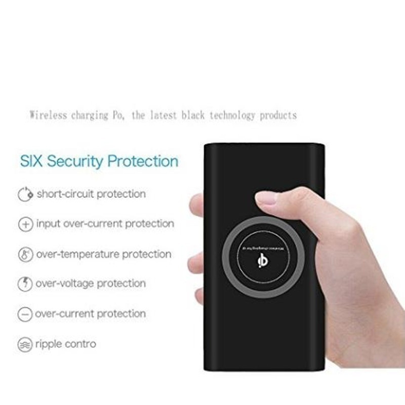 Power Bank 30000mAh Wireless Two-way Fast Charging Powerbank Portable High Capacity External Battery Charger for iPhone Xiaomi