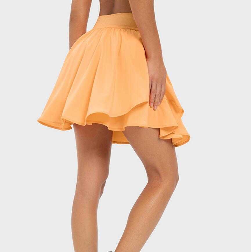 LU-330 Tennis Pleated Skirt Quick-dry Breathable Fake Two-piece Yoga Shorts with Inner Side Pocket Anti-light Gym Leggings Women Underwear, Black
LU-330 Tennis Pleated Skirt Quick-dry Breathable Fake Two-piece Yoga Shorts with Inner Side Pocket Anti-light Gym Leggings Women Underwear, Black